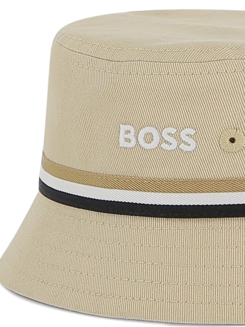 Cappello bucket con fascia a righe J53100 249 BOSS KIDSWEAR 