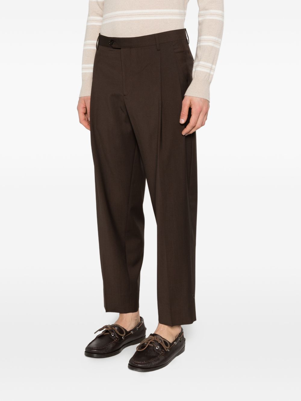 Pantaloni a gamba dritta con pince ARNOS300108 00146 BRIGLIA 