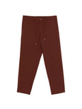 Pantaloni ruggine con coulisse
