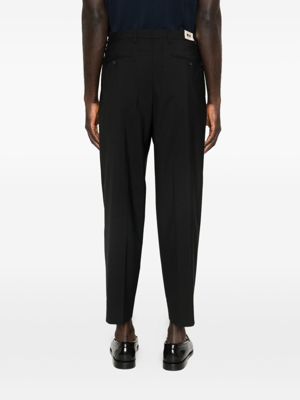 Pantaloni in lana vergine con pieghe PORTOBELLOS300082 00010 BRIGLIA 