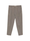 Pantaloni in lana vergine con pieghe