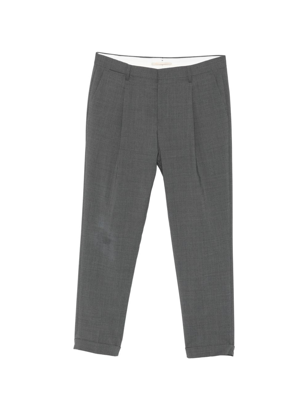 Pantaloni in lana con pieghe frontali TIBERIOS300082 00080 BRIGLIA 