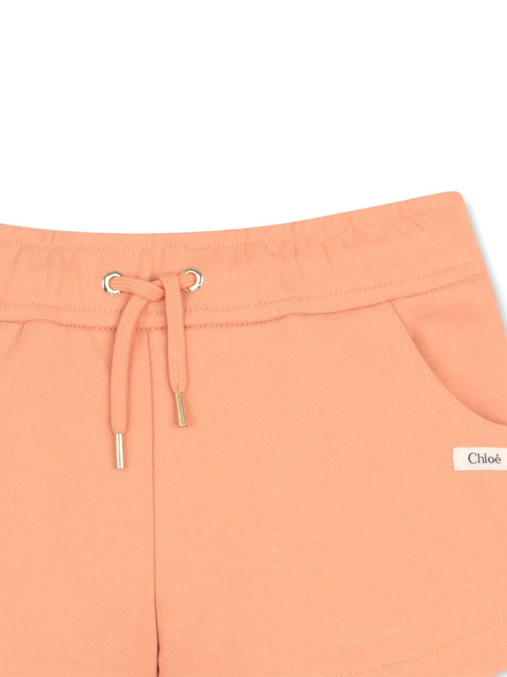 Shorts in cotone organico con coulisse C20846 43A CHLOE KIDS 