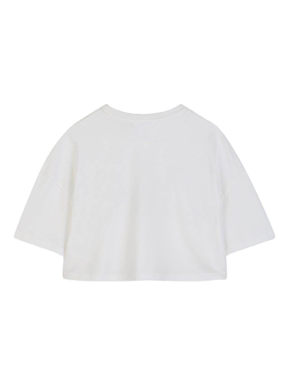 T-shirt in cotone crop C20859 117 CHLOE KIDS 