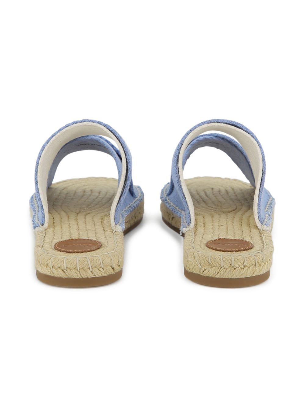 Sandali espadrillas in tessuto con logo C20885 Z10 CHLOE KIDS 