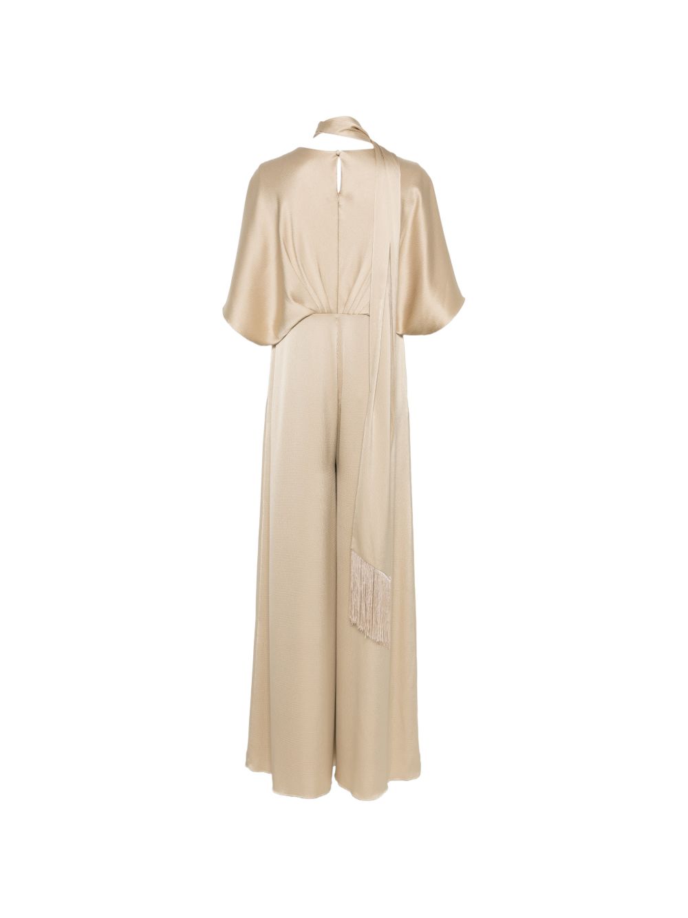 Abito lungo con dettaglio rosa e foulard 1G160RST00225 ARENA COUTURE CLUB 