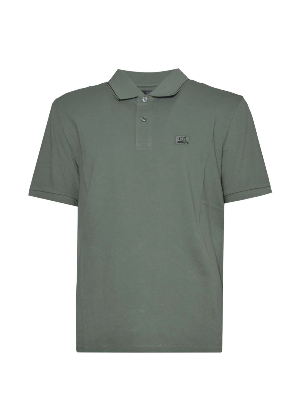 Polo a maniche corte con logo patch 20CMPL722A005263W 668 CP COMPANY 