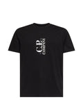 T-shirt in cotone con stampa logo