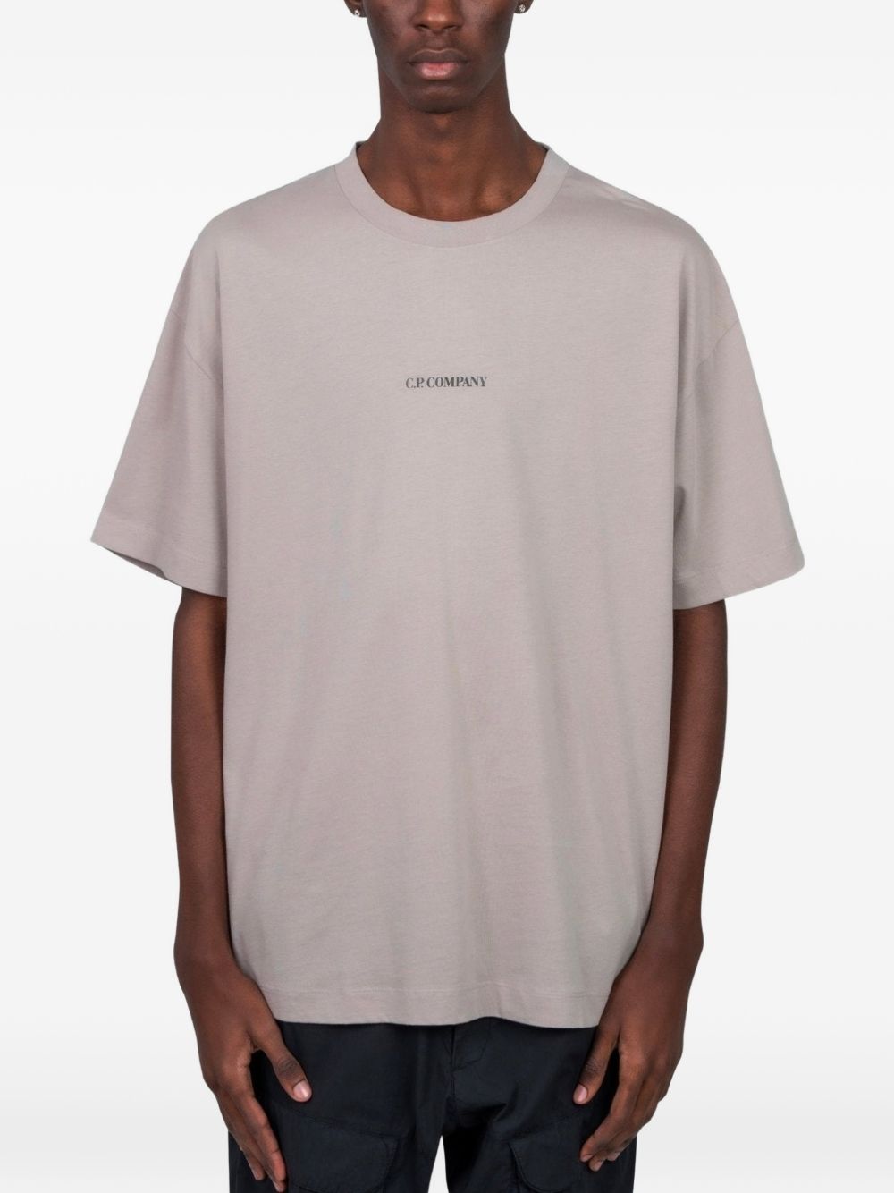 T-shirt in cotone girocollo oversize 20CMTS087A005100W 904 CP COMPANY 