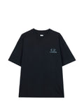 T-shirt in cotone con stampa posteriore