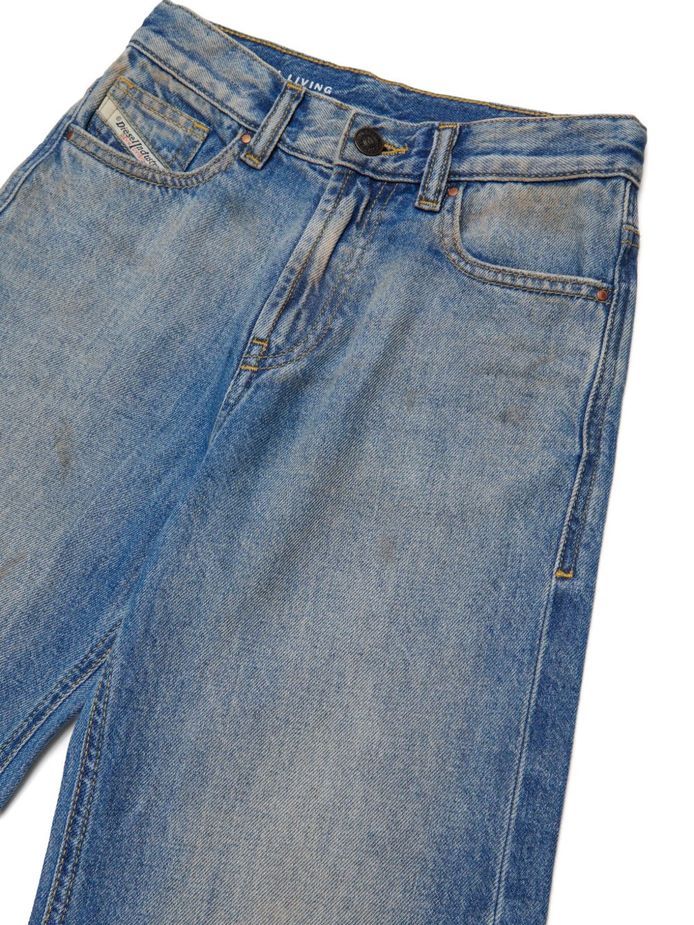 Jeans a gamba larga vita alta J02322KXBS0 K01 DIESEL KIDS 