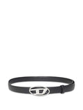 Cintura in pelle con fibbia logo