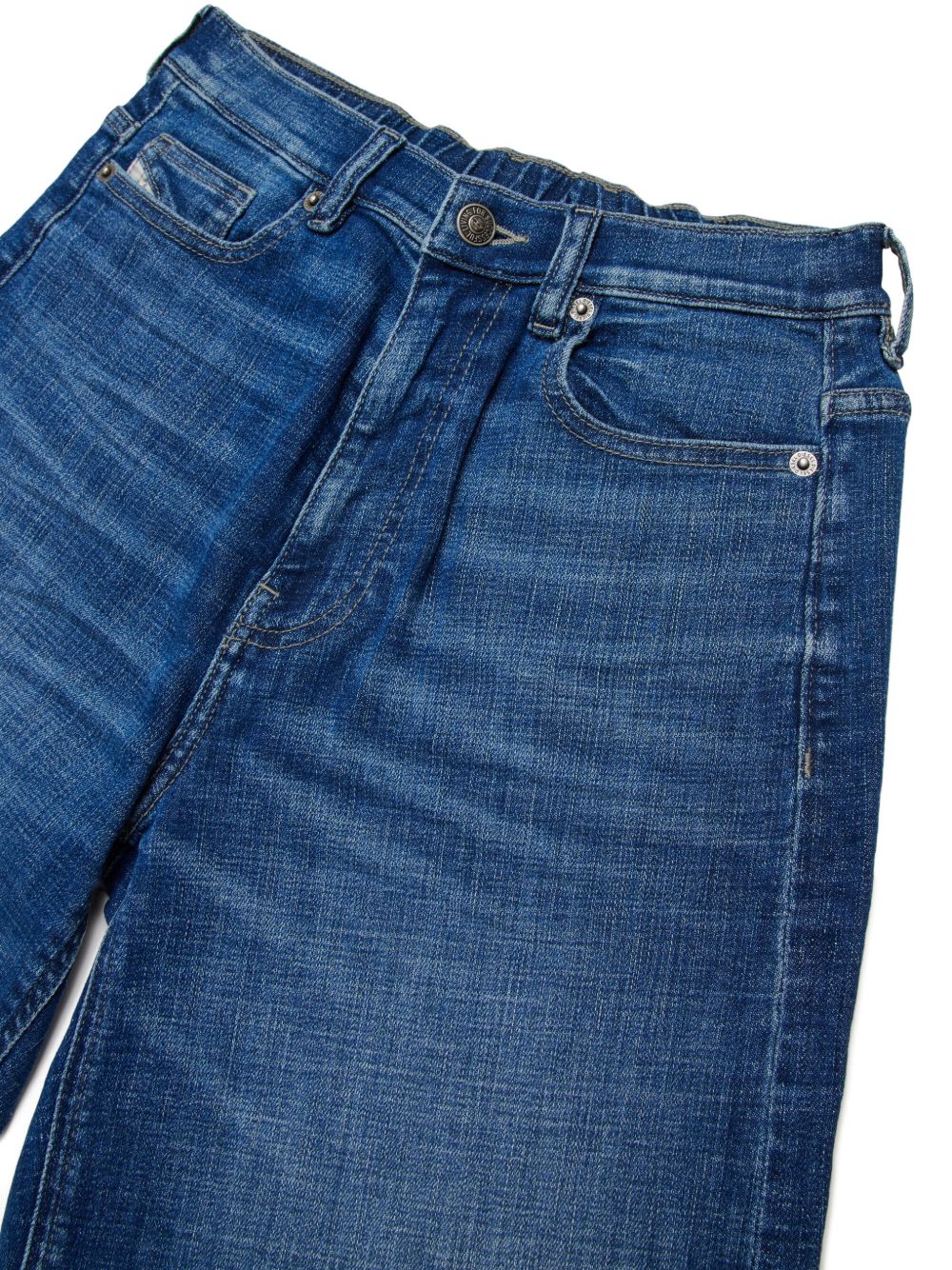 Bermuda in denim con cinque tasche J02548KXBSC K01 DIESEL KIDS 