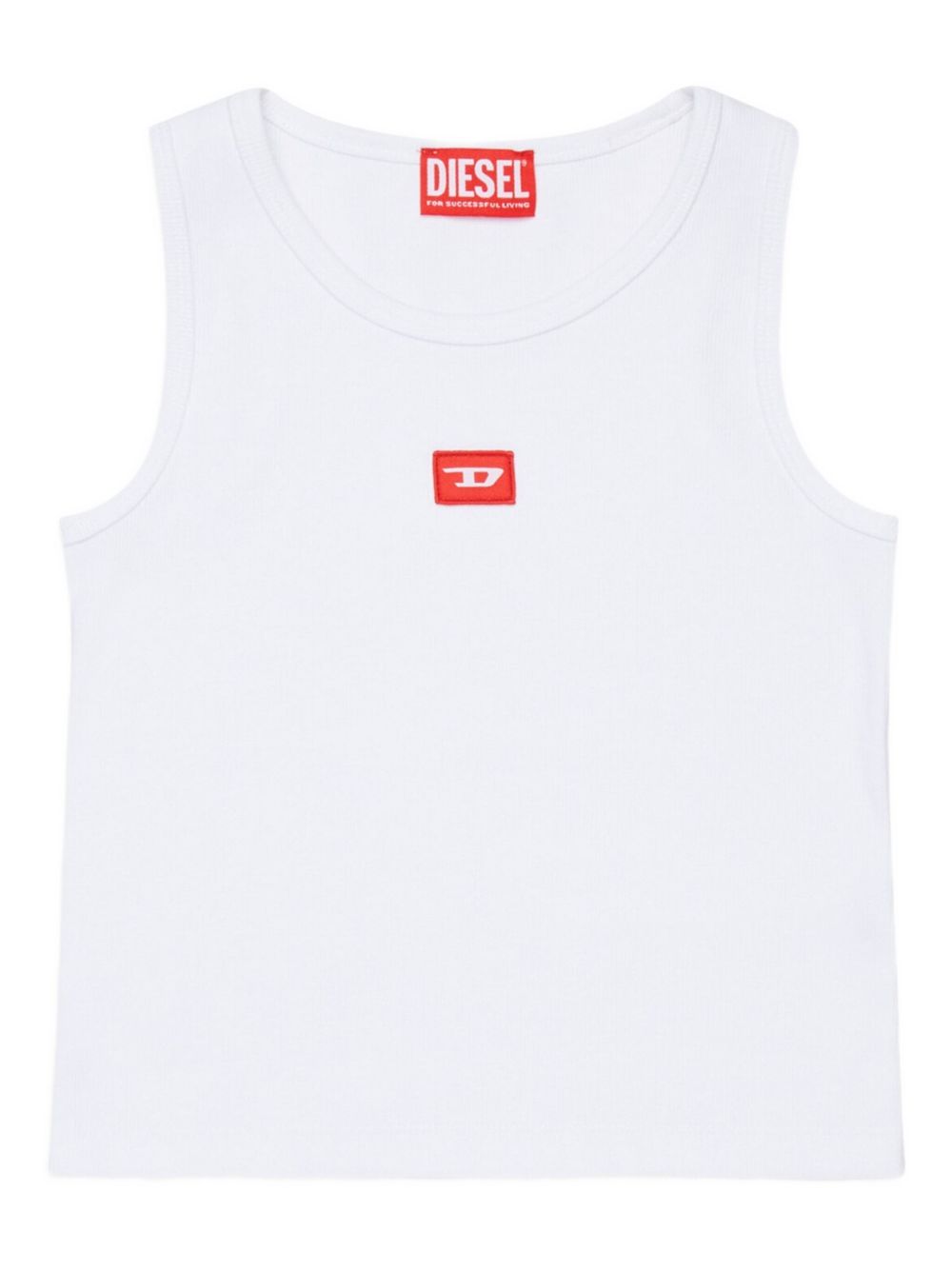 Canotta in cotone con logo J02594KYAZY K100 DIESEL KIDS 