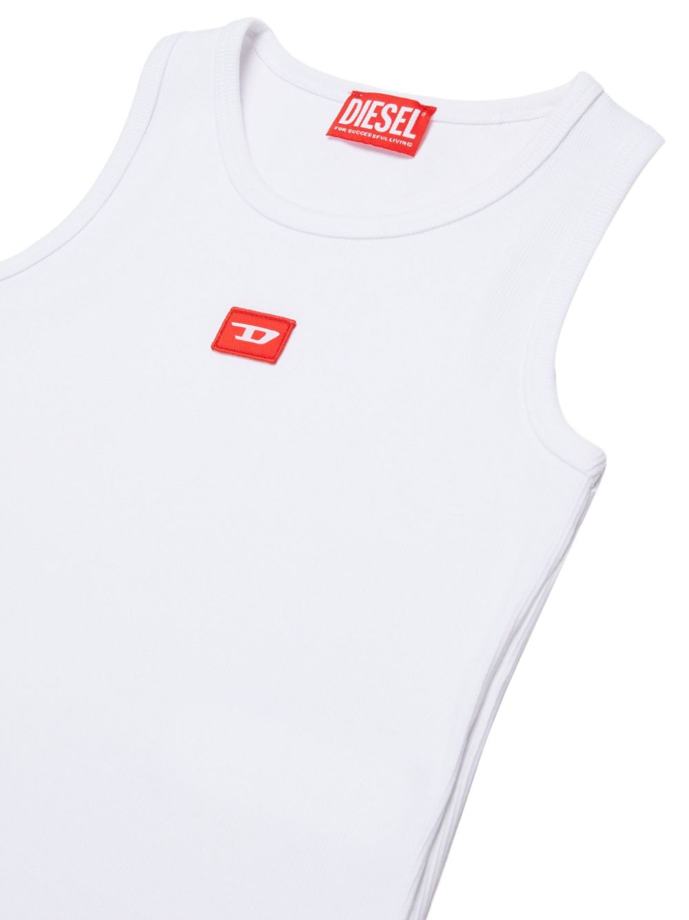 Canotta in cotone con logo J02594KYAZY K100 DIESEL KIDS 