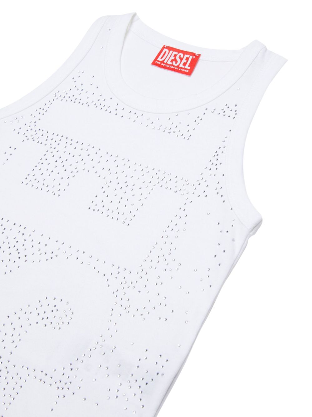 Canotta traforata con logo J02600KYA0B K100 DIESEL KIDS 