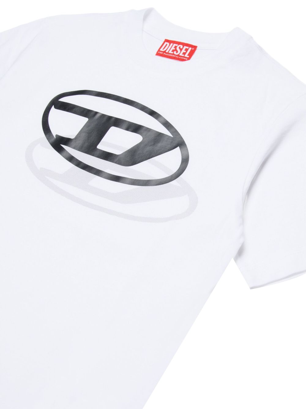 T-shirt in cotone con logo J0260100YI9 K100 DIESEL KIDS 