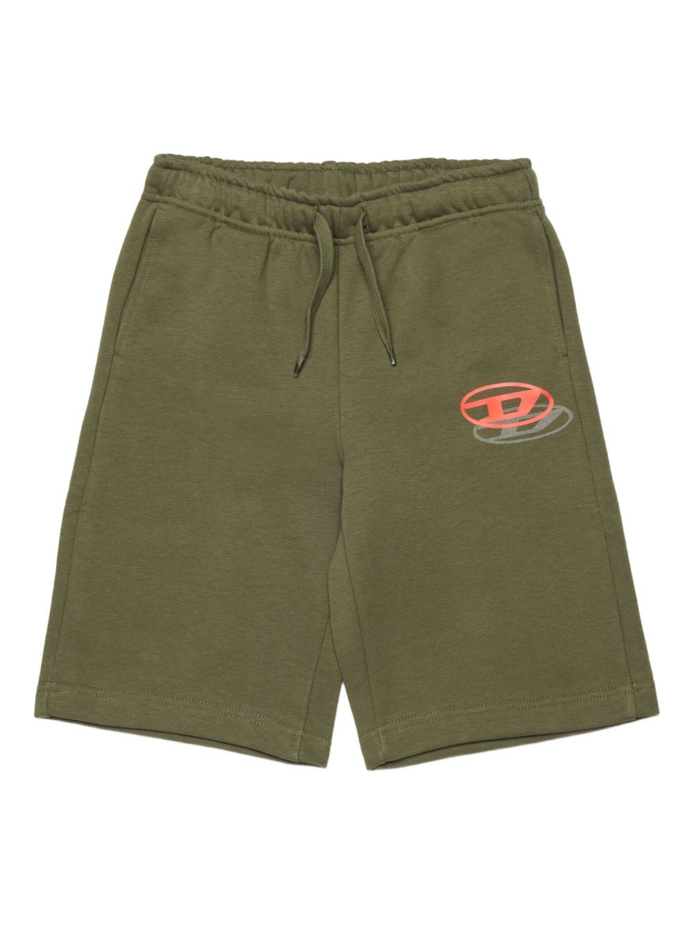 Shorts in felpa con logo ricamato J02683KYAZ3 K511 DIESEL KIDS 