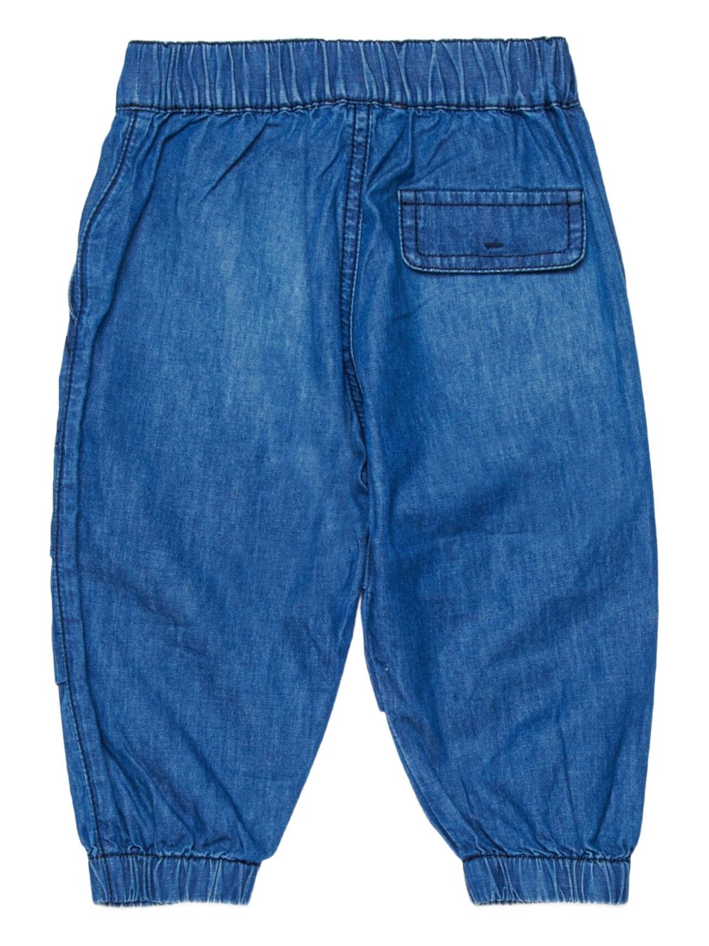Pantaloni in denim con tasche applicate K00725KXBRW K01 DIESEL KIDS 