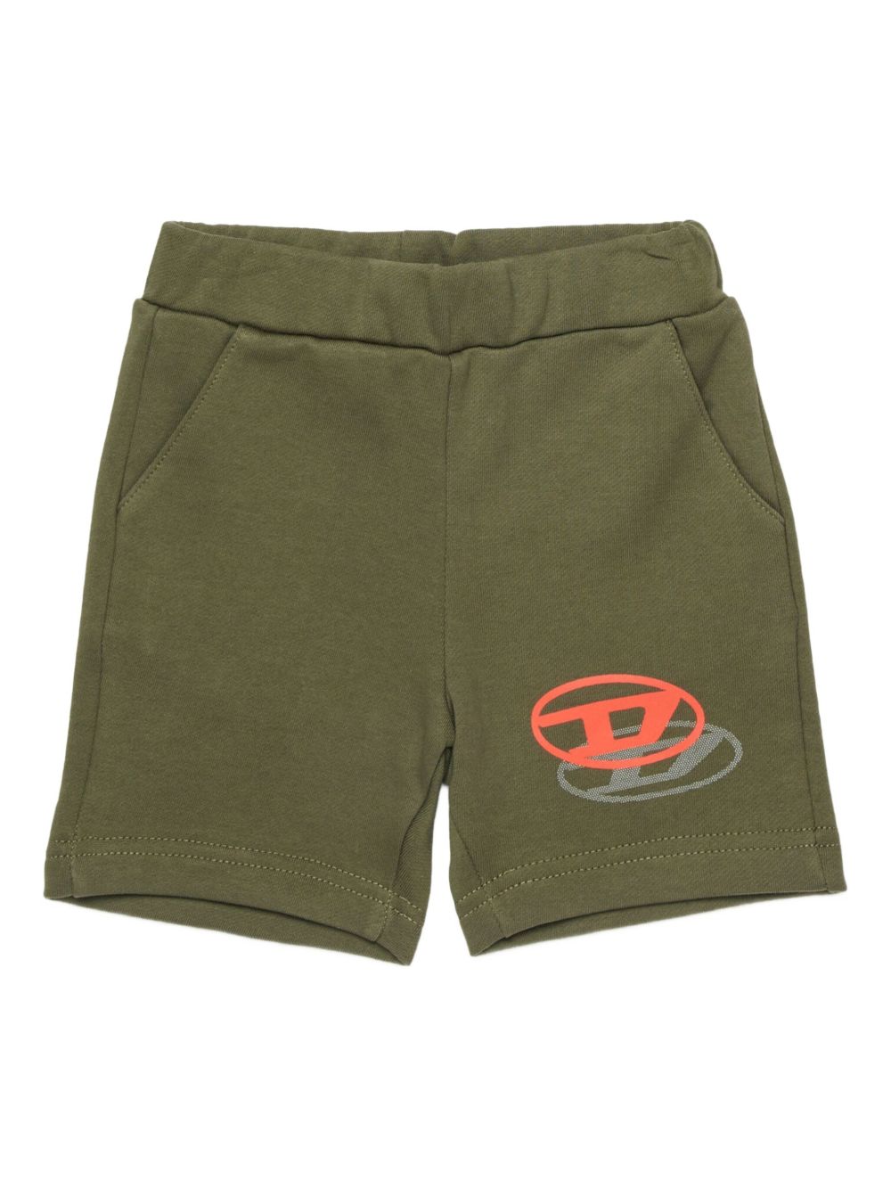 Bermuda in cotone con tasche laterali K00742KYAVF K511 DIESEL KIDS 