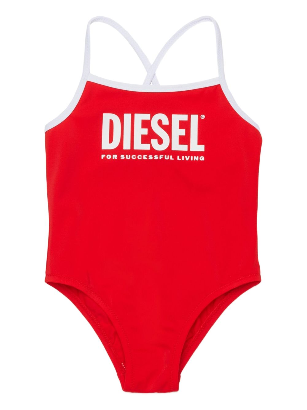 Costume intero con spalline incrociate K00787KYAG8 K405 DIESEL KIDS 