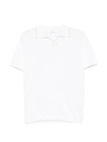 Polo in cotone scollo a V