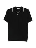 Polo in cotone scollo a V