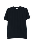 Maglia a maniche corte in cotone girocollo