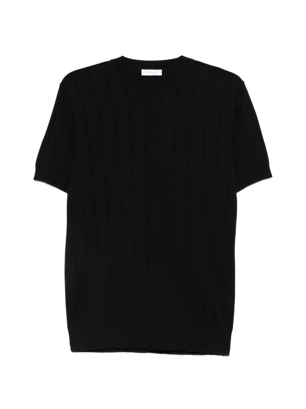 Maglia a maniche corte in cotone girocollo DK17026 NERO DIKTAT 