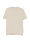Maglia a maniche corte in cotone girocollo