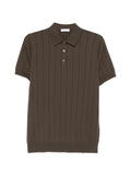 Polo in cotone a coste