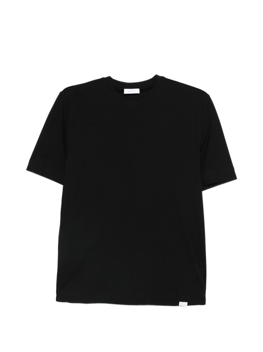 T-shirt in lino girocollo DK17130 NERO DIKTAT 
