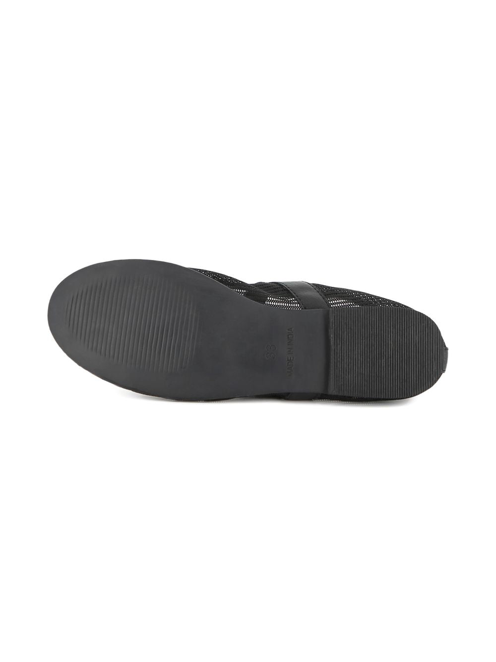 Ballerine in mesh con cinturino D62636 09B DKNY KIDS 