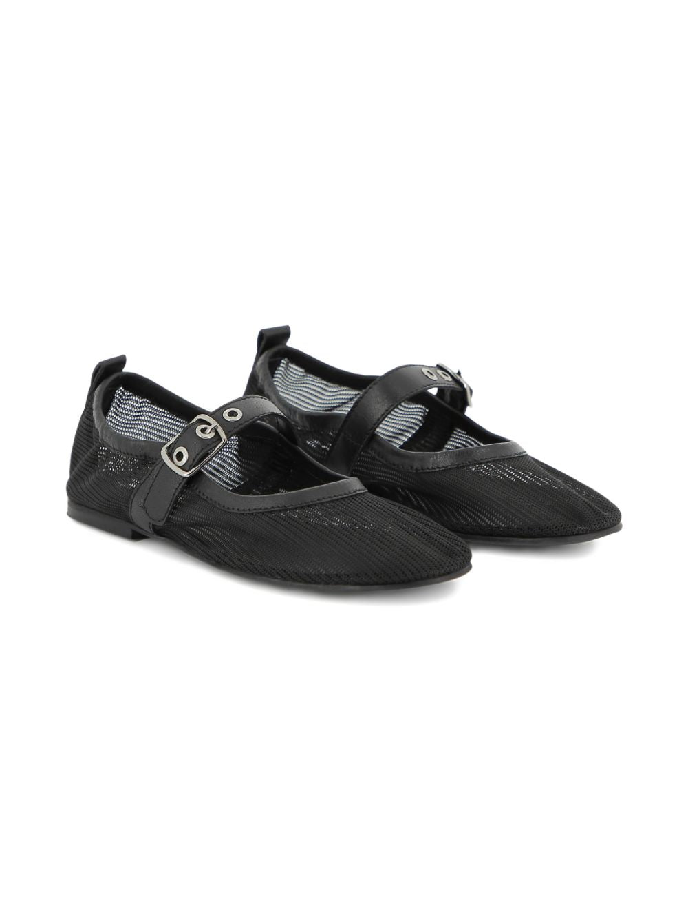 Ballerine in mesh con cinturino D62636 09B DKNY KIDS 