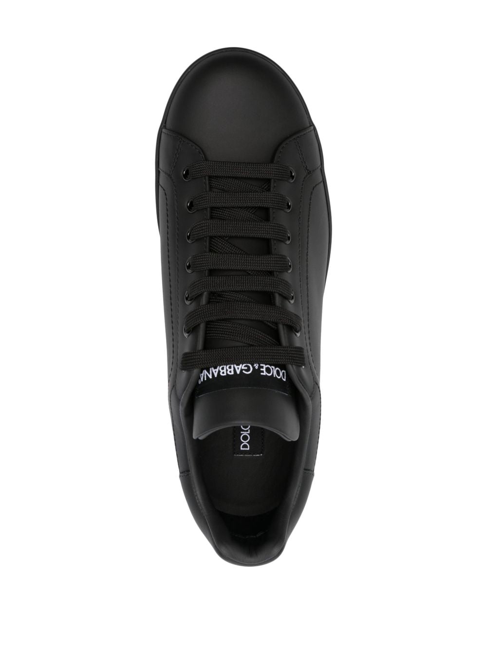 Sneakers in pelle con suola platform CS1772A1065 80999 DOLCE&GABBANA 