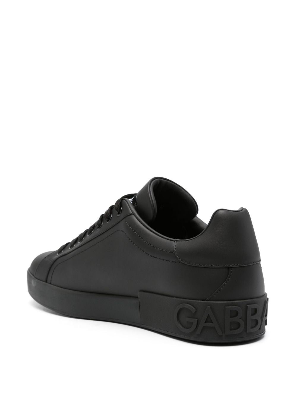 Sneakers in pelle con suola platform CS1772A1065 80999 DOLCE&GABBANA 