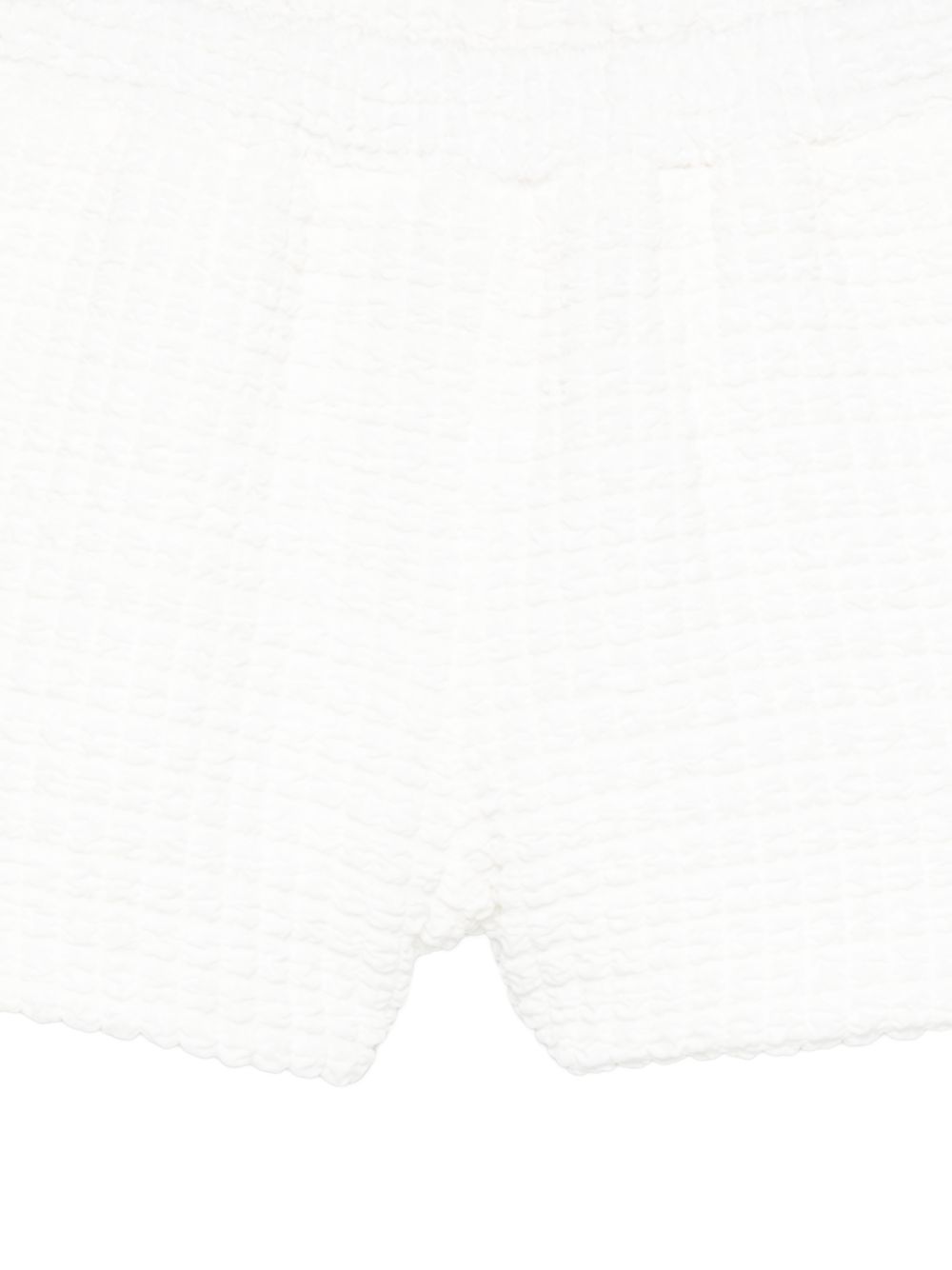 Shorts in viscosa con cintura elasticizzata DY6B39U0267 100 DOUDOU KIDS 