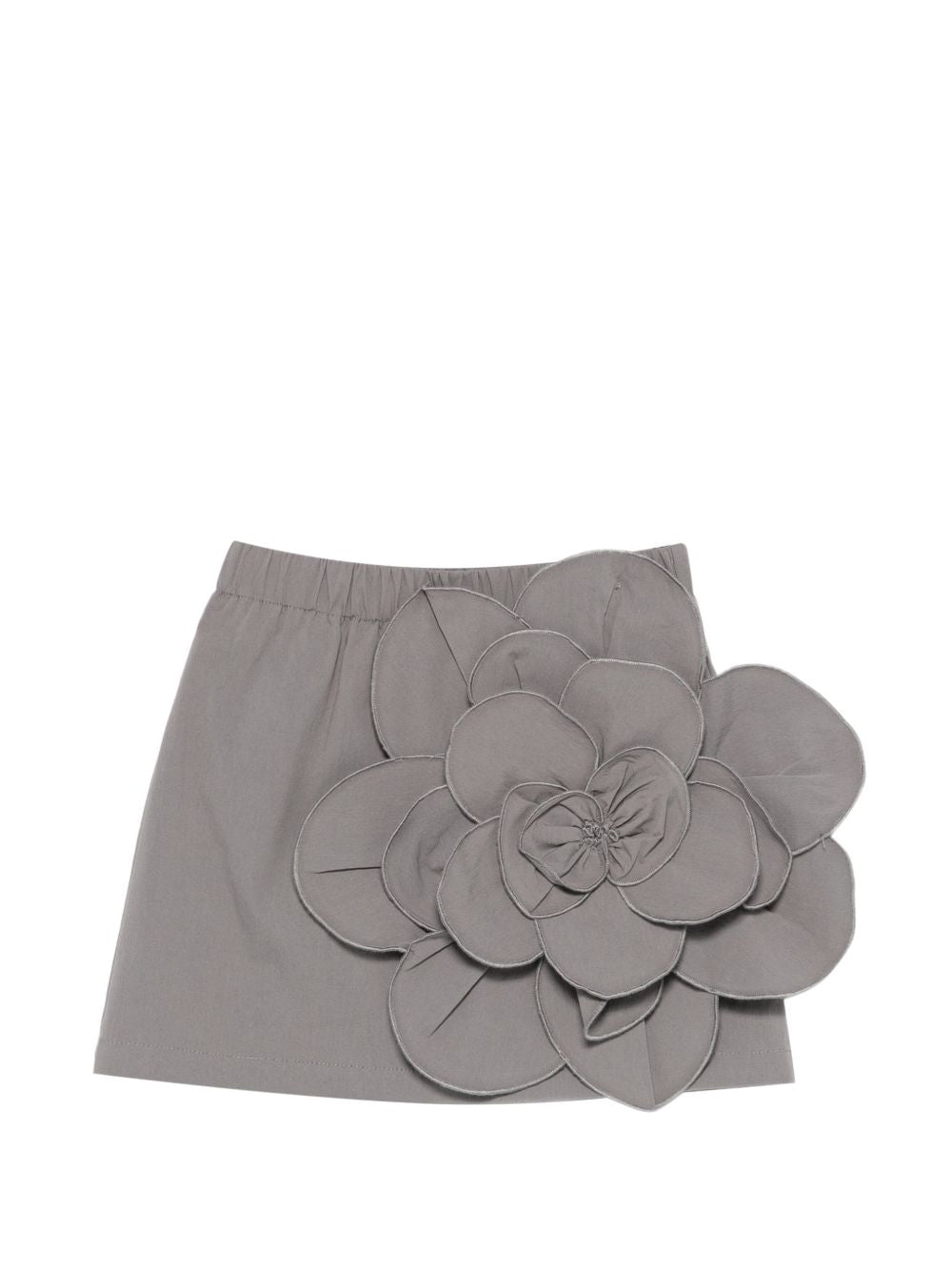 Gonna con applicazione floreale tridimensionale DY7A71P0589 907 DOUDOU KIDS 
