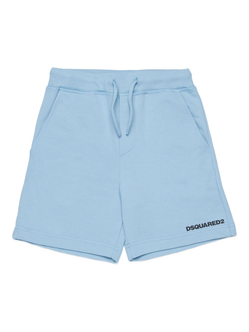 Shorts in cotone con coulisse DQ2738D0094 DQ814 DSQUARED KIDS 