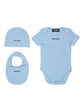 Set tre pezzi neonato in cotone