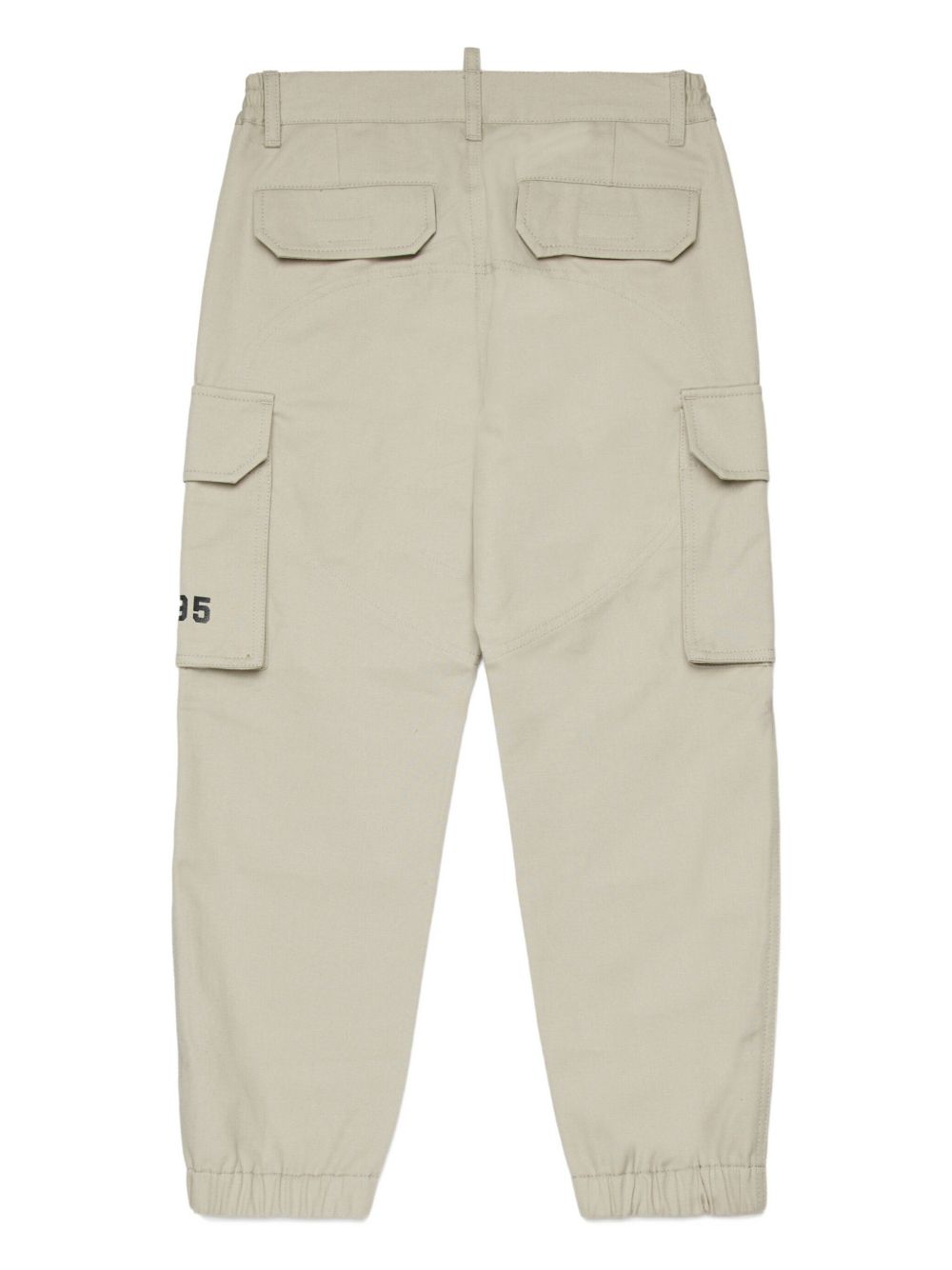 Pantaloni cargo in cotone con tasche DQ3210D0AGK DQ717 DSQUARED KIDS 