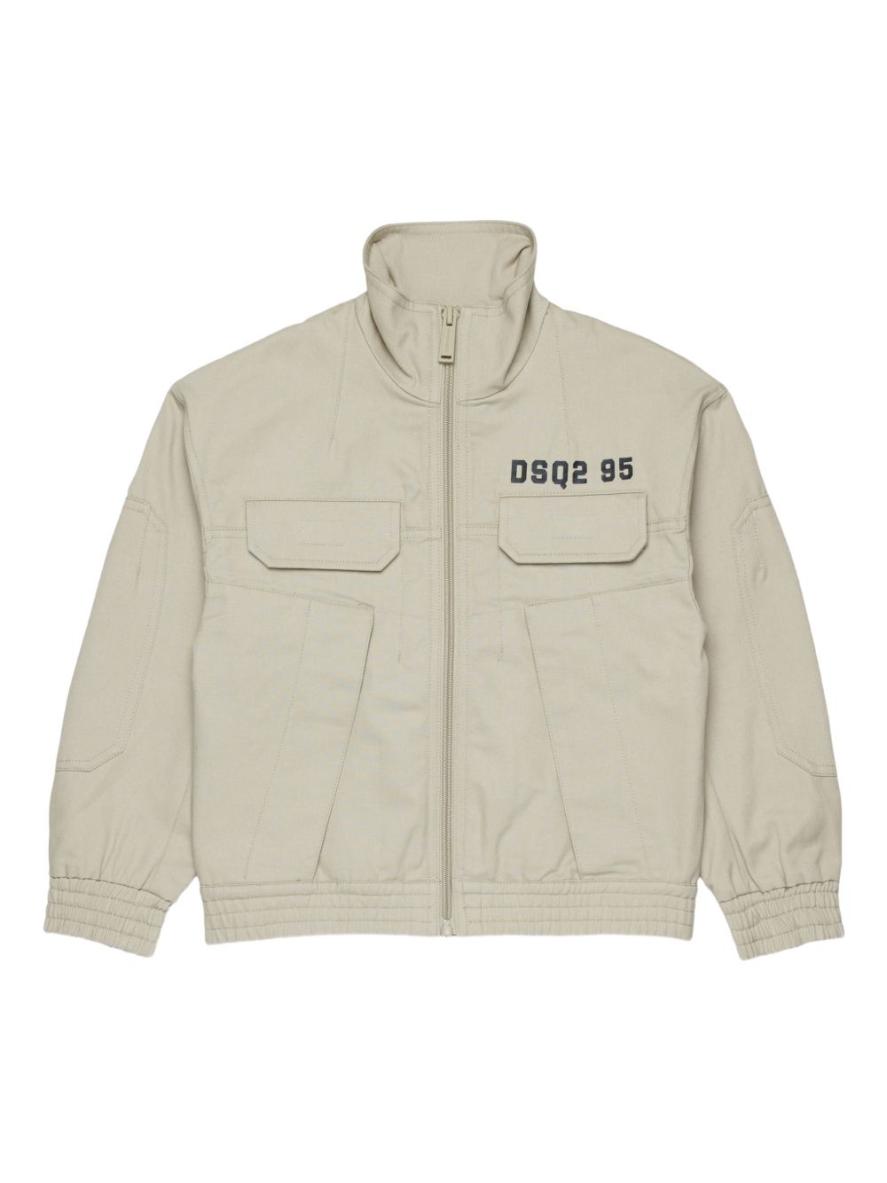 Bomber con zip e collo alto DQ3237D0AGK DQ717 DSQUARED KIDS 