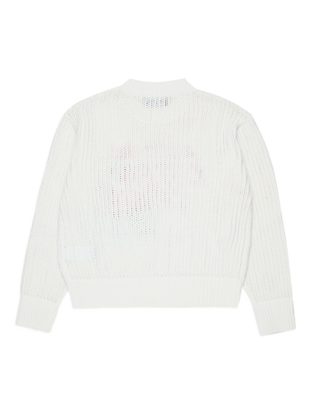 Maglione girocollo in cotone a maniche lunghe DQ3243D0AGR DQ100 DSQUARED KIDS 