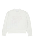 Maglione girocollo in cotone a maniche lunghe