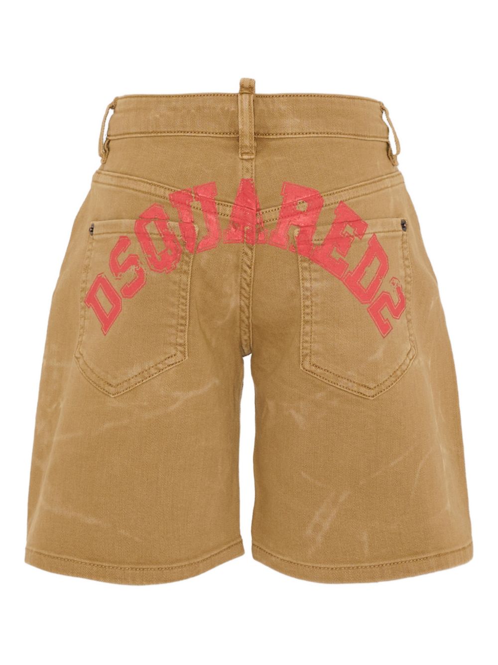 Shorts in cotone con logo ricamato DQ3291D0AFQ DQ730 DSQUARED KIDS 