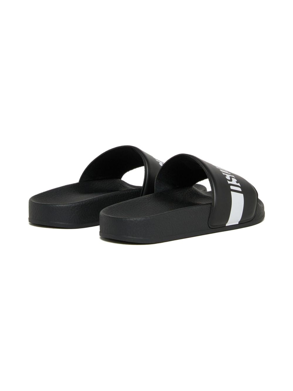 Ciabatte slip-on con logo a righe DQ3383KF025 DQ900 DSQUARED KIDS 