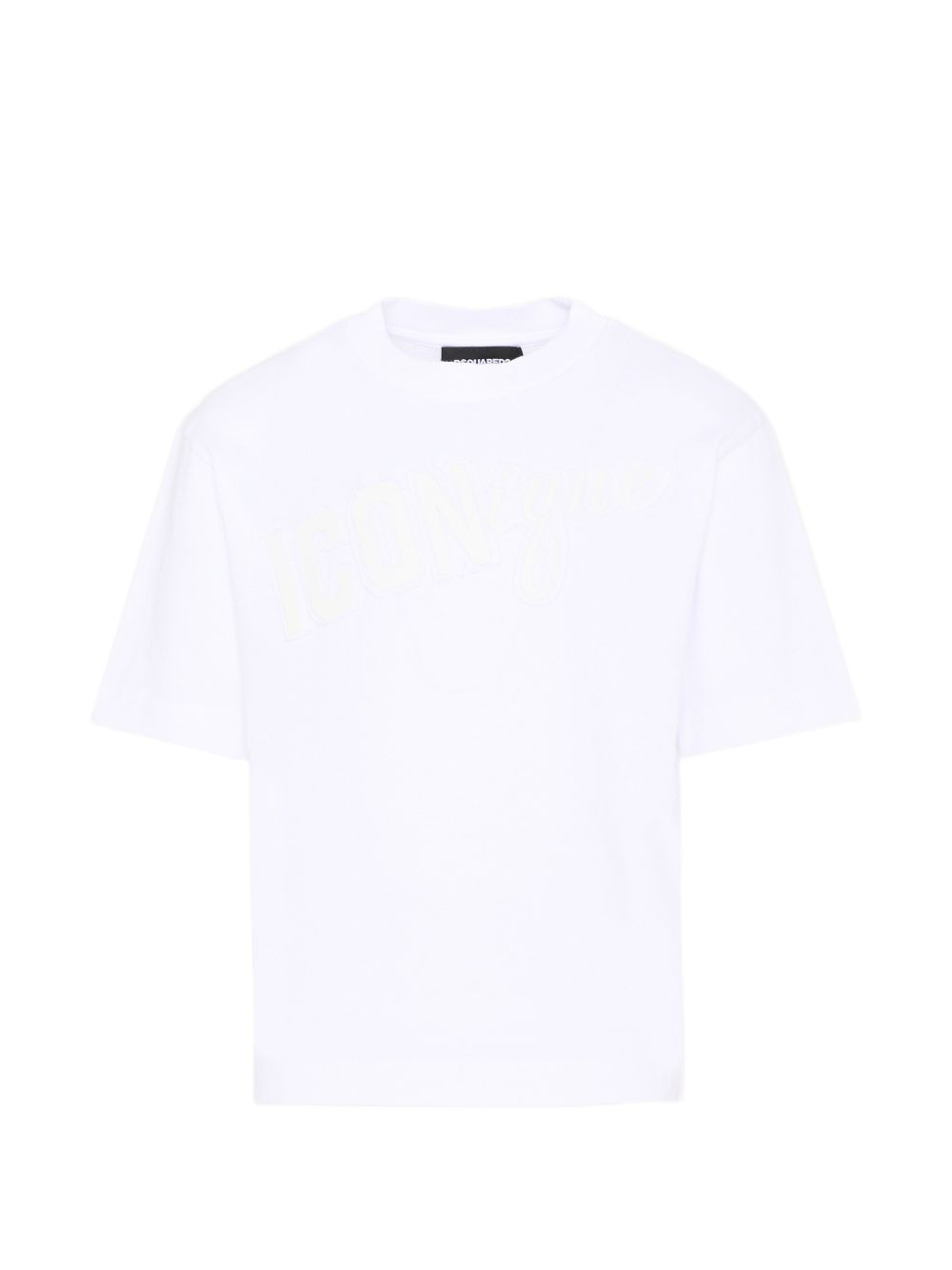 T-shirt a maniche corte in cotone DQ3388D0AG7 DQ100 DSQUARED KIDS 