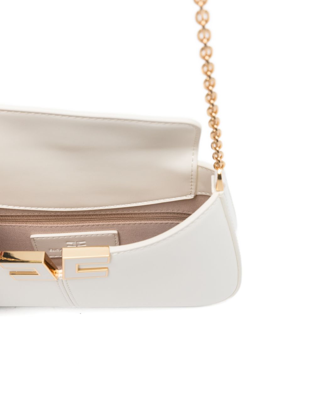 Borsa a spalla con catena e logo geometrico BS93A61E2 360 ELISABETTA FRANCHI 