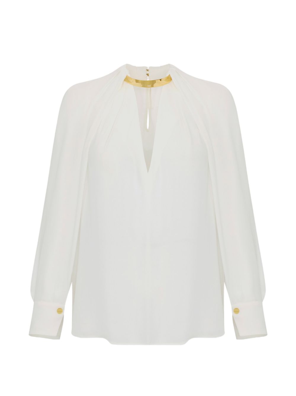 Blusa in viscosa con maniche a mantella CA12961E2 360 ELISABETTA FRANCHI 