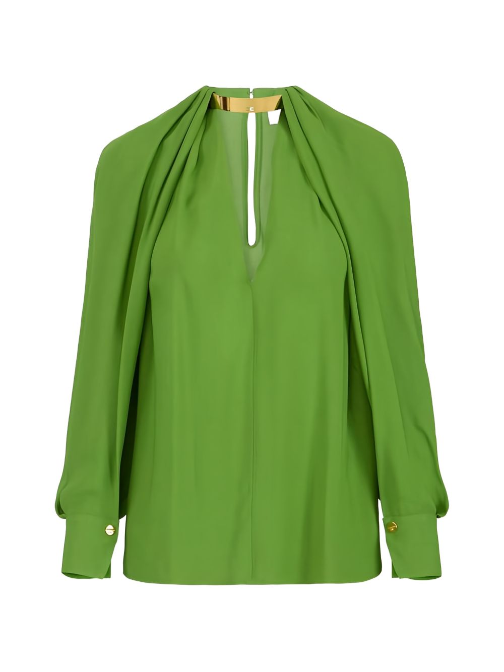 Blusa con collo alto e dettaglio metallico CA12961E2 EV3 ELISABETTA FRANCHI 